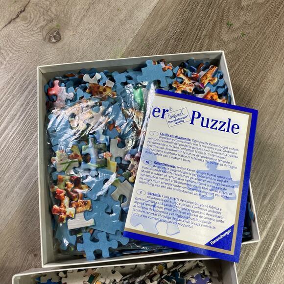 Puzzles Lot of 3 500-1000 Piece Jigsaw Puzzle Cinque Terre Italy Landscape - Picture 8 of 9